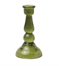 TALL GLASS TAPER HOLDER