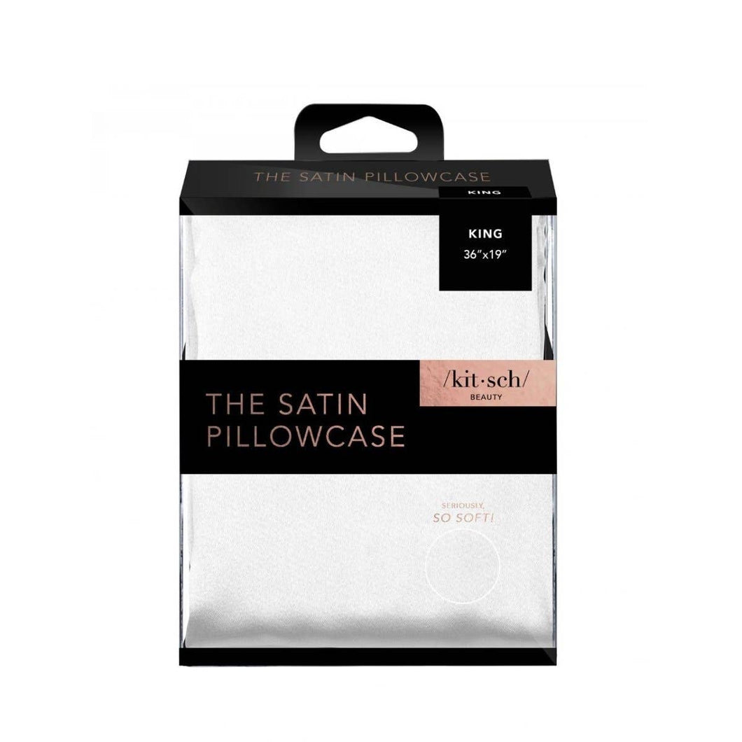 King Satin Pillowcase | Ivory