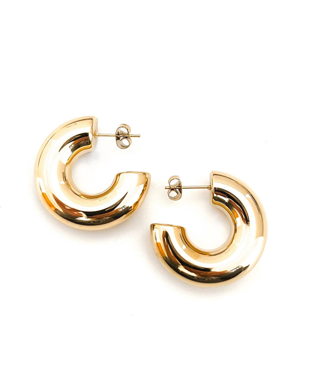 Eldon Gold Hoop Earrings