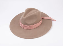 Stardust Bandana Wool Fedora - Latte